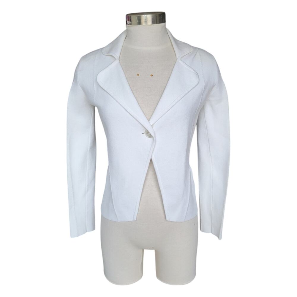 Cruciani Knit Sweater White 40 Small 4